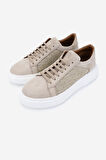 Valmenti Erkek Hakiki Deri Sneakers & Spor Ayakkabı 1113 1191 ERK AYK Y25 BEJ ORG/BEJ