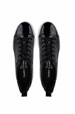 Tamer Tanca Erkek Hakiki Deri Siyah Sneakers & Spor Ayakkabı 381 21624 ERK AYK Y25 SIYAH DR/RGN