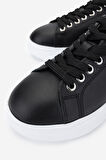Valmenti Kadın Hakiki Deri Siyah Deri Sneakers & Spor Ayakkabı 1115 8417 BN AYK Y25 SIYAH DR