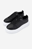 Valmenti Kadın Hakiki Deri Siyah Floter Sneakers & Spor Ayakkabı 1115 8026 BN AYK Y25 SIYAH FLTR