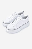 Valmenti Kadın Hakiki Deri Beyaz Sneakers & Spor Ayakkabı 1115 8026 BN AYK Y25 BEYAZ FLTR