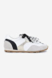 Méliné Kadın Hakiki Deri Sneakers & Spor Ayakkabı 1117 428-SU BN AYK Y25 BIANCO/PLATIN