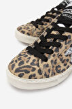 Méliné Kadın Hakiki Deri Sneakers & Spor Ayakkabı 1117 328-CW BN AYK Y25 LEOPAR/ORO