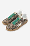 Méliné Kadın Hakiki Deri Leopar Sneakers & Spor Ayakkabı 1117 525-R BN AYK Y25 LEOPAR