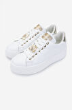 Méliné Kadın Hakiki Deri Sneakers & Spor Ayakkabı 1117 664 ACC-PF BN AYK Y25 BIANCO LAM.