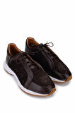 Tamer Tanca Erkek Hakiki Deri Kahverengi Sneakers & Spor Ayakkabı 1092 22221 ERK AYK Y25 KAHVE DR/SUET ORGU