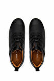 Tamer Tanca Erkek Hakiki Deri Siyah Casual Ayakkabı 1092 3108 ERK AYK Y25 SIYAH