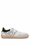 Barracuda Erkek Hakiki Deri Beyaz/Haki Sneakers & Spor Ayakkabı 511 BU3538B ERK AYK Y25 MARMO/CML/FOREST