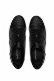 Tamer Tanca Erkek Hakiki Deri Siyah Sneakers & Spor Ayakkabı 04 268 ERK AYK Y25 SIYAH DR/ORGU