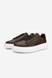 Valmenti Erkek Hakiki Deri Sneakers & Spor Ayakkabı 04 2559 ERK AYK Y25 KAHVE DR/ORGU