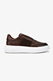 Valmenti Erkek Hakiki Deri Kahverengi Sneakers & Spor Ayakkabı 04 3605-42 ERK AYK Y25 KAHVE