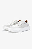 Valmenti Erkek Hakiki Deri Beyaz Sneakers & Spor Ayakkabı 04 3605-42 ERK AYK Y25 KIRIK BEYAZ