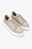 Valmenti Erkek Hakiki Deri Sneakers & Spor Ayakkabı 965 2617 ERK AYK Y25 BEJ ZUMA