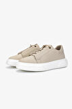 Valmenti Erkek Hakiki Deri Sneakers & Spor Ayakkabı 965 2617 ERK AYK Y25 BEJ ZUMA
