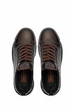 Tamer Tanca Erkek Hakiki Deri Kahverengi Sneakers & Spor Ayakkabı 1118 096 ERK AYK Y25 KAHVE BSK
