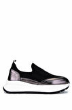 Tamer Tanca Kadın Deri & Tekstil Antrasit Sneakers & Spor Ayakkabı 937 8065 BN AYK Y25 ANTRASIT