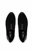 Tamer Tanca Kadın Deri & Tekstil Siyah Sneakers & Spor Ayakkabı 937 8065 BN AYK Y25 SYH/SYH STREC