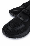 Tamer Tanca Kadın Tekstil Siyah Sneakers & Spor Ayakkabı 1123 6088 BN AYK Y25 SIYAH TRK