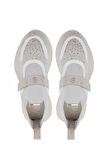 Tamer Tanca Kadın Tekstil Bej Sneakers & Spor Ayakkabı 1123 6088 BN AYK Y25 BEJ TRK