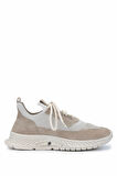 Tamer Tanca Kadın Deri & Tekstil Bej Süet Sneakers & Spor Ayakkabı 1123 6000 BN AYK Y25 BEJ SUET/BEJ TRK