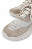 Tamer Tanca Kadın Deri & Tekstil Bej Süet Sneakers & Spor Ayakkabı 1123 6000 BN AYK Y25 BEJ SUET/BEJ TRK