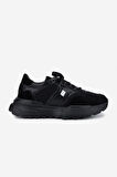 Valmenti Kadın Hakiki Deri Siyah Süet Sneakers & Spor Ayakkabı 1123 6080 BN AYK Y25 SIYAH SUET