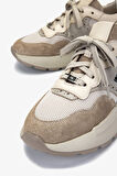 Valmenti Kadın Hakiki Deri Bej Süet Sneakers & Spor Ayakkabı 1123 6080 BN AYK Y25 BEJ SUET