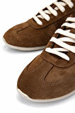 Tamer Tanca Kadın Hakiki Deri Tütün Süet Sneakers & Spor Ayakkabı 1060 25143 BN AYK Y25 TUTUN SUET