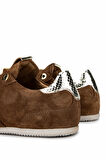 Tamer Tanca Kadın Hakiki Deri Tütün Süet Sneakers & Spor Ayakkabı 1060 25143 BN AYK Y25 TUTUN SUET