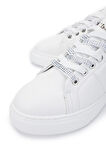 Tamer Tanca Kadın Vegan Beyaz Sneakers & Spor Ayakkabı 1009 117 BN AYK Y25 BEYAZ CILT