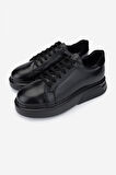 Valmenti Erkek Hakiki Deri Sneakers & Spor Ayakkabı 771 35110 ERK AYK Y25 SIYAH DR/SYH