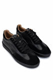 Tamer Tanca Erkek Hakiki Deri Siyah Sneakers & Spor Ayakkabı 233 5100 ERK AYK Y25 SIYAH DR/SUET