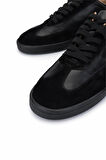 Tamer Tanca Erkek Hakiki Deri Siyah Sneakers & Spor Ayakkabı 233 5100 ERK AYK Y25 SIYAH DR/SUET