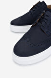Valmenti Erkek Hakiki Deri Lacivert Nubuk Sneakers & Spor Ayakkabı 871 1207 ERK ERK Y25 LACI NBK