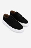 Valmenti Erkek Hakiki Deri Siyah Nubuk Sneakers & Spor Ayakkabı 871 1207 ERK ERK Y25 SIYAH NBK