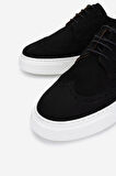Valmenti Erkek Hakiki Deri Siyah Nubuk Sneakers & Spor Ayakkabı 871 1207 ERK ERK Y25 SIYAH NBK