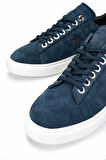 Tamer Tanca Erkek Hakiki Deri Mavi Sneakers & Spor Ayakkabı 04 4502-42 ERK AYK Y25 KOT MAVI SUET