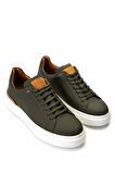 Tamer Tanca Erkek Hakiki Deri Yeşil Sneakers & Spor Ayakkabı 1133 AN-01 ERK AYK Y25 YESIL ZUMA