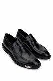 Tamer Tanca Erkek Hakiki Deri Siyah Açma Klasik Ayakkabı 183 43203 ERK AYK Y25 SIYAH ACMA