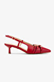 Valmenti Kadın Kırmızı Topuklu Ayakkabı 1073 051 BN AYK Y25 KIRMIZI DR