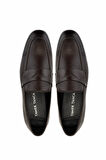 Tamer Tanca Erkek Hakiki Deri Kahverengi Loafer Ayakkabı 325 800-57 ERK AYK Y25 KAHVE DR