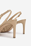 Valmenti Kadın Hakiki Deri Bej Topuklu Ayakkabı 1138 2222 BN AYK Y25 NUDE
