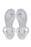 Menghi Kadın Pvc Şeffaf Parmak Arası Sandalet 774 828E BN SNDLT Y25 GLASS