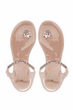 Menghi Kadın Pvc Rose Parmak Arası Sandalet 774 828E BN SNDLT Y25 NAUGE