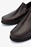 Valmenti Erkek Hakiki Deri Kahverengi Loafer Ayakkabı 1008 VAL-2829 ERK AYK Y25 KAHVE BFL