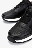 Valmenti Erkek Hakiki Deri Siyah Deri Sneakers & Spor Ayakkabı 233 5145 ERK AYK Y25 SIYAH DR