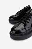 Valmenti Erkek Hakiki Deri Siyah Rugan Sneakers & Spor Ayakkabı 771 35110 ERK AYK Y25 SIYAH RGN