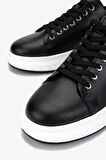 Valmenti Erkek Hakiki Deri Siyah Sneakers & Spor Ayakkabı 381 VAL-19669 ERK AYK Y25 SIYAH