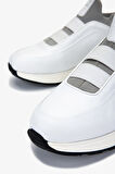 Valmenti Erkek Hakiki Deri Beyaz Sneakers & Spor Ayakkabı 383 VAL-6094 ERK AYK Y25 BEYAZ SLVR