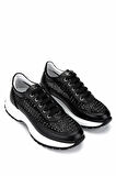 Tamer Tanca Kadın Deri/Tekstil Siyah Sneakers & Spor Ayakkabı 775 482 BN AYK Y25 SIYAH